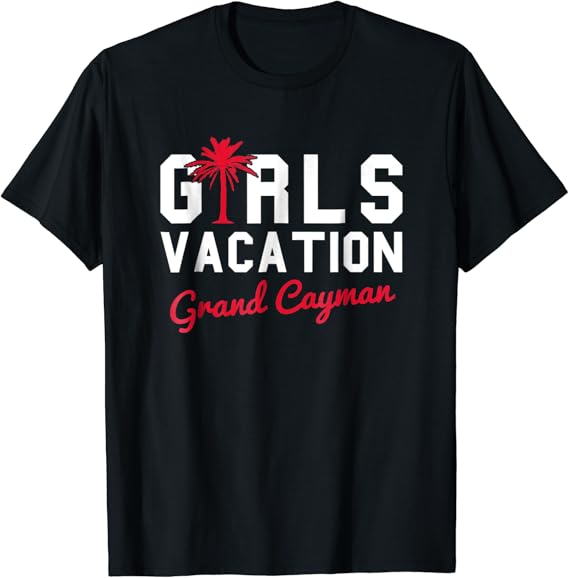 Grand Cayman Girls Vacation TShirt Clothing